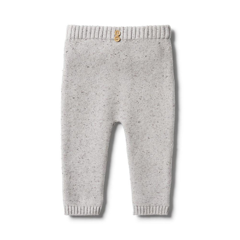 Wilson & Frenchy Knitted Ottoman Legging Glacier Grey Fleck