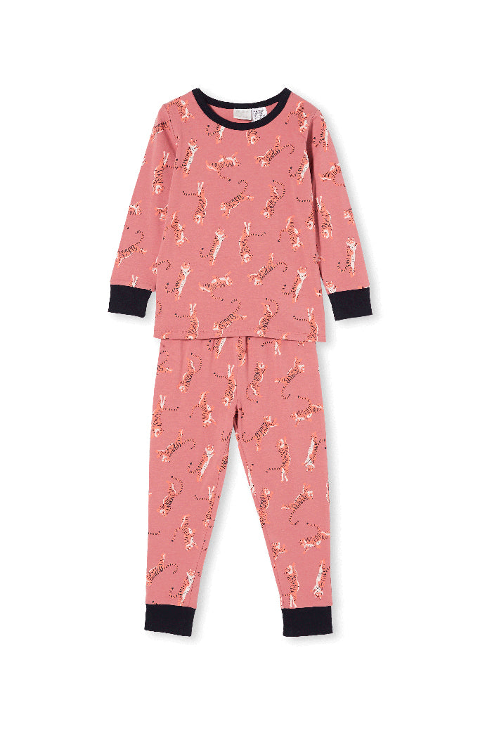 Milky dancing tigers pj’s in brick