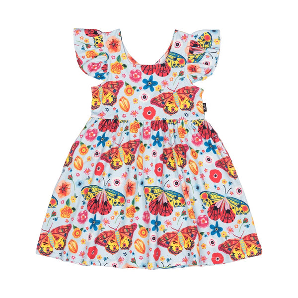 Rock your baby Butterflies Lola dress in multi colour