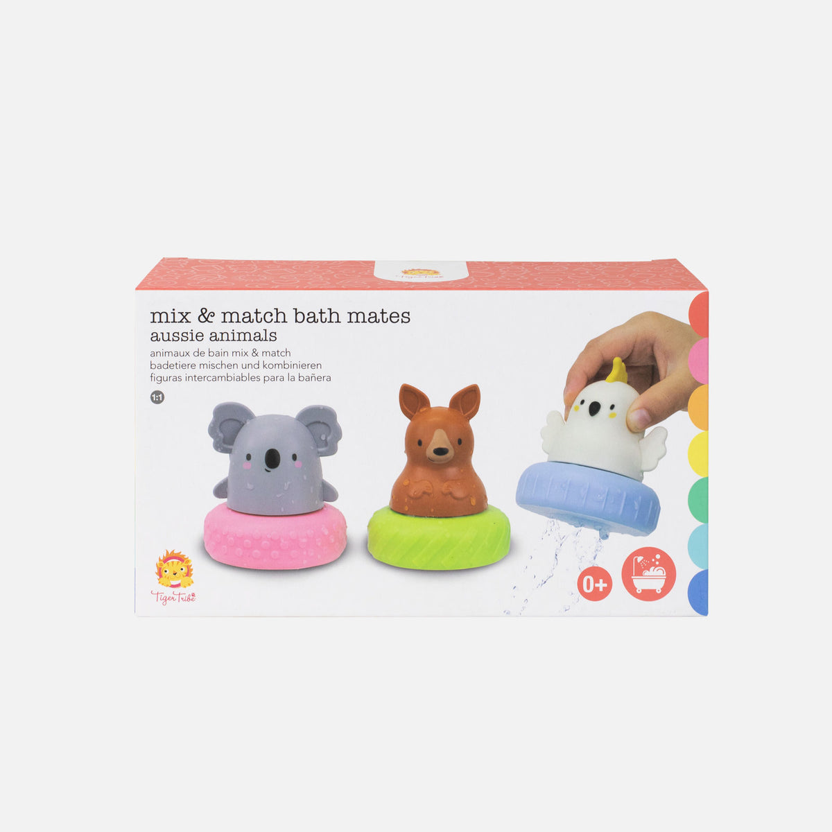 Tiger Tribe mix & match bath mates Aussie animals
