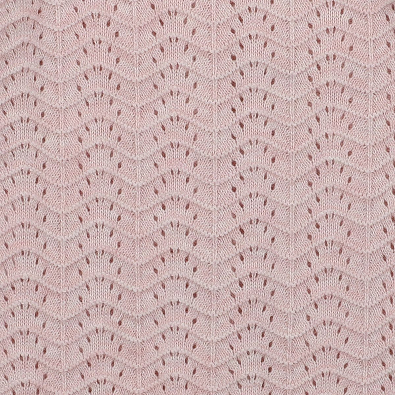 Bebe pointelle cardigan in dusty pink