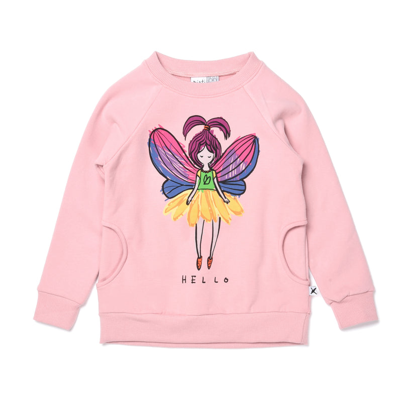 Minti Friendly Fairy Furry Crew in muted pink