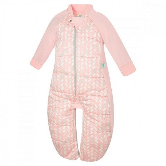 ErgoPouch 2.5 Tog Sleep Suit  Bag Spring Leaves in pink
