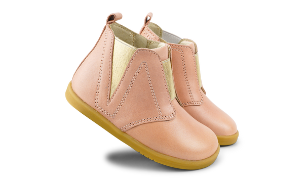 Bobux Kid+ Signet Boots Dusk Pearl in pink