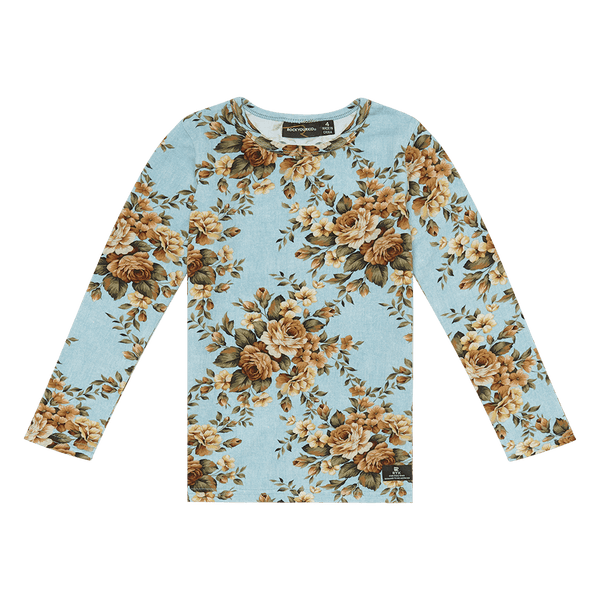 Rock Your Baby Winter Bloom T-Shirt in floral