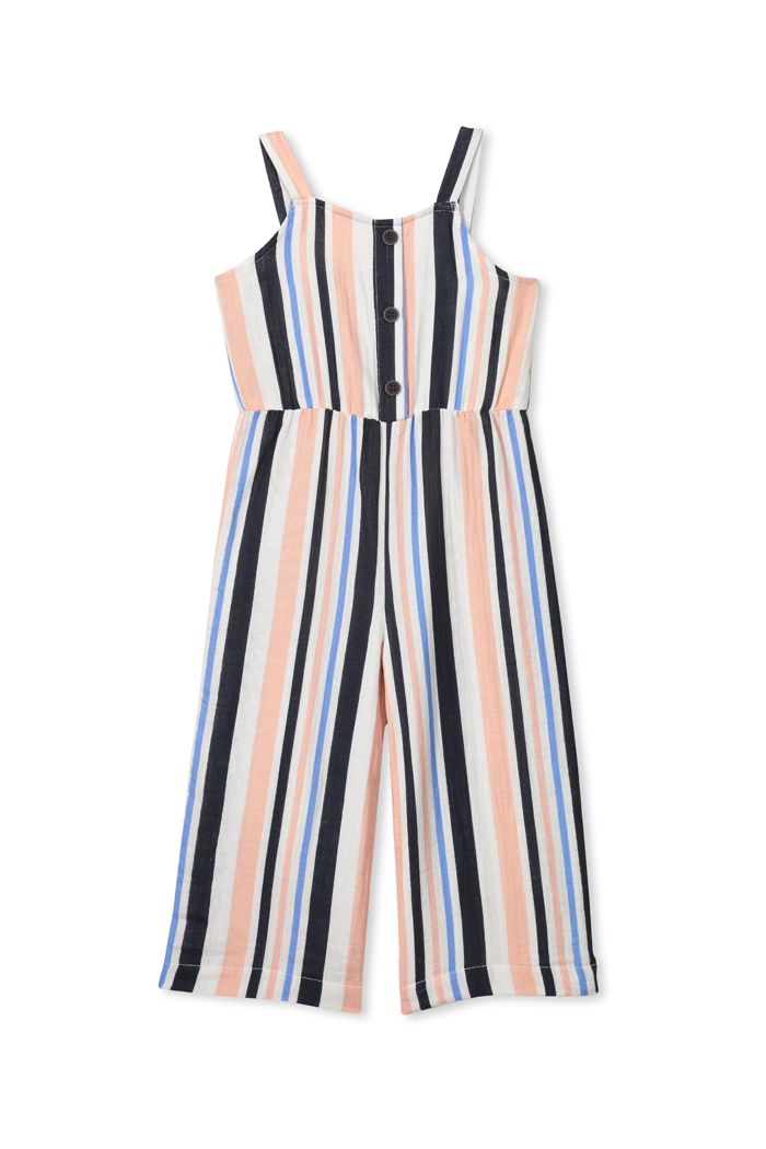 Milky Clothing Stripe Playsuit in multi colour stripe