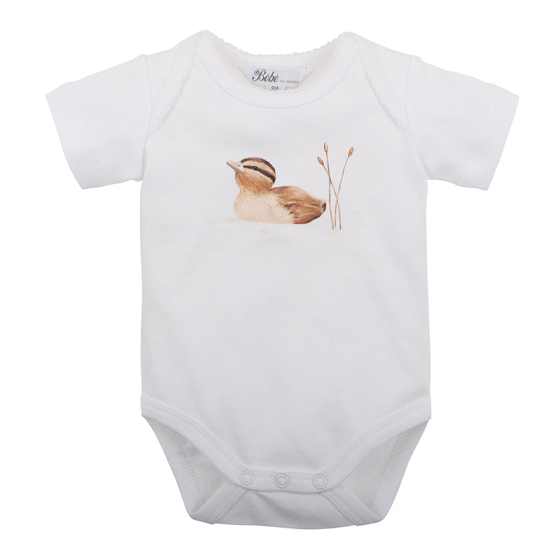 Bebe JesseDuckling bodysuit in cream