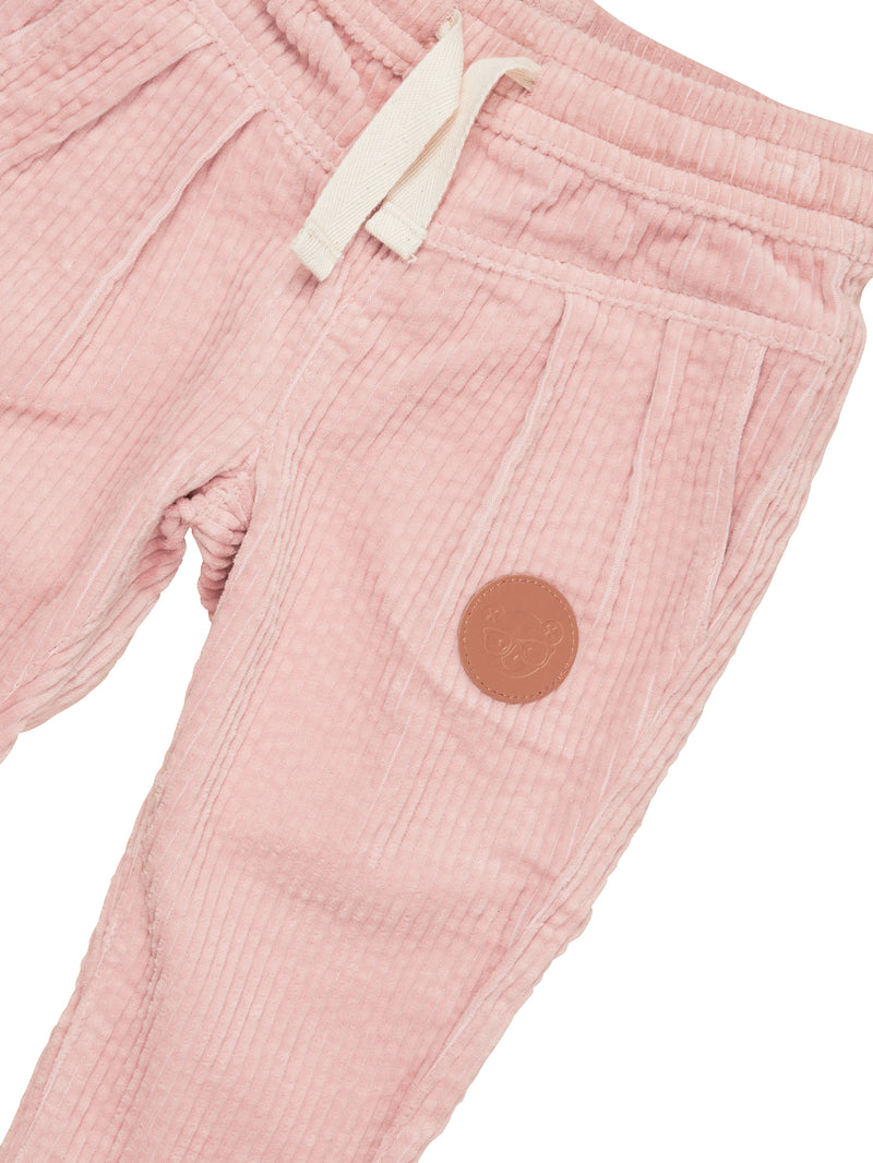 Huxbaby 80’s cord pant rosebud in pink