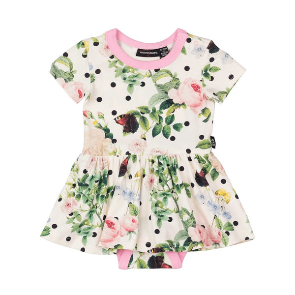 Rock Your Baby augusta baby waisted dress in a pink floral