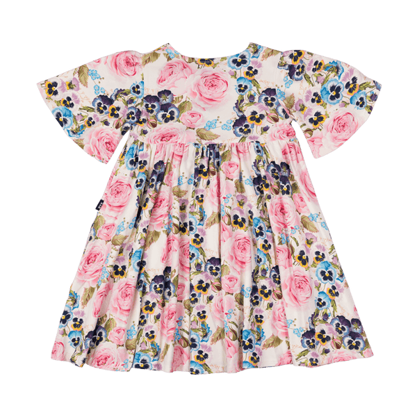 Rock Your Baby Violet goldie dress in white