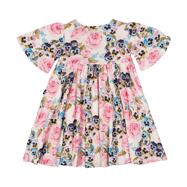 Rock Your Baby Violet goldie dress in white