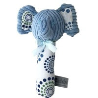 ES Kids Elephant Stick Rattle in Blue