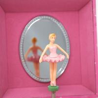 Pink Poppy Pirouette princess small music box