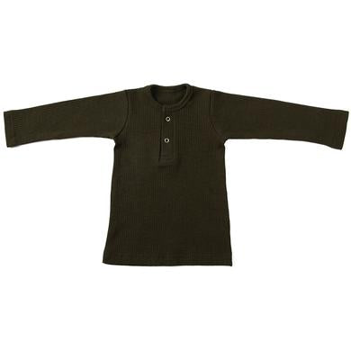 Ponchik Henley long sleeve tee Green