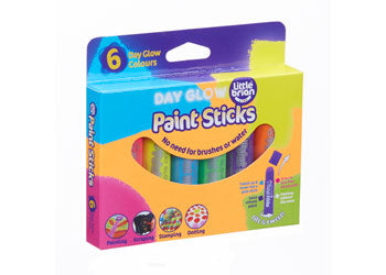 Little Brian paint sticks day glow 6 pk