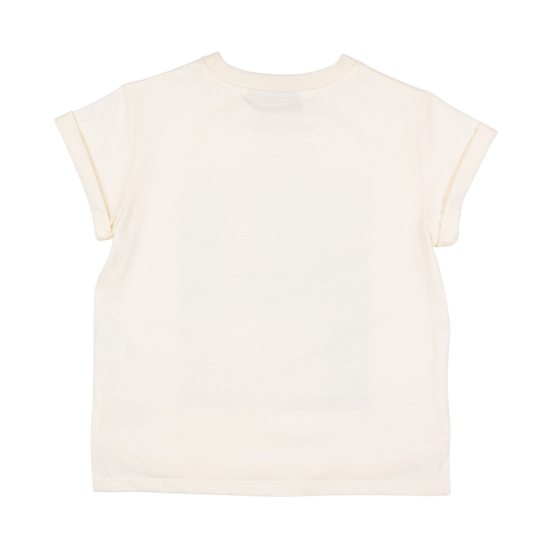 Rock your baby wave rider boxy fit t-shirt in cream