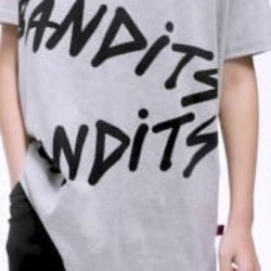 Band of Boys BAN SS Tee Bandits Repeat oversized in grey