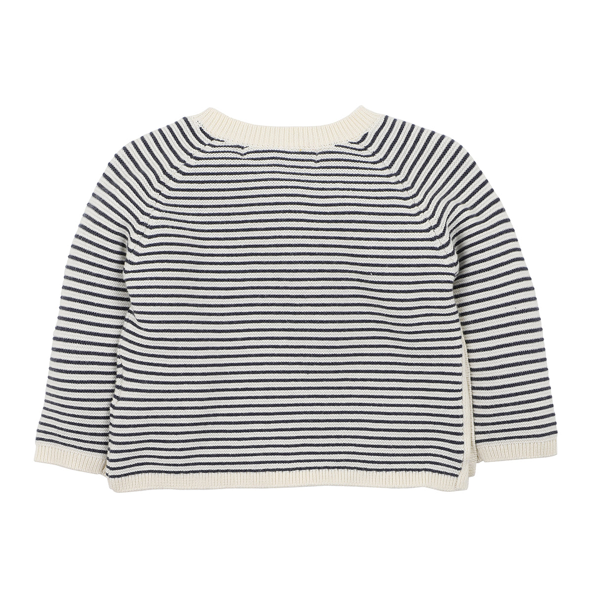 Bebe Levi stripe jumper in navy