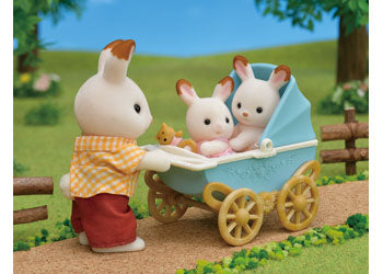 Sylvanian families chocolate rabbit twins set