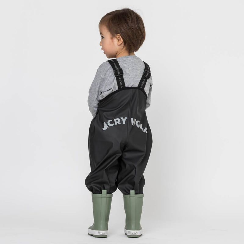 CryWolf Rain Overalls in black