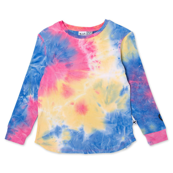 Minti Popsicle Tie Dye Long Sleeve T-Shirt in Multi