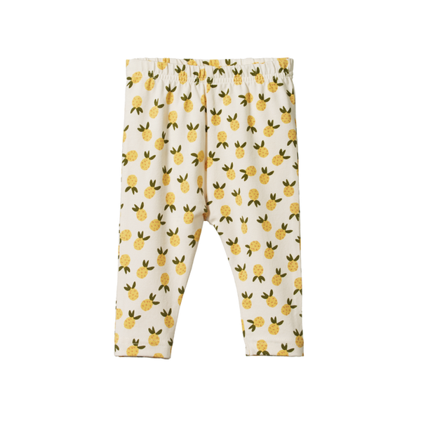 Nature Baby leggings petite pineapple in yellow