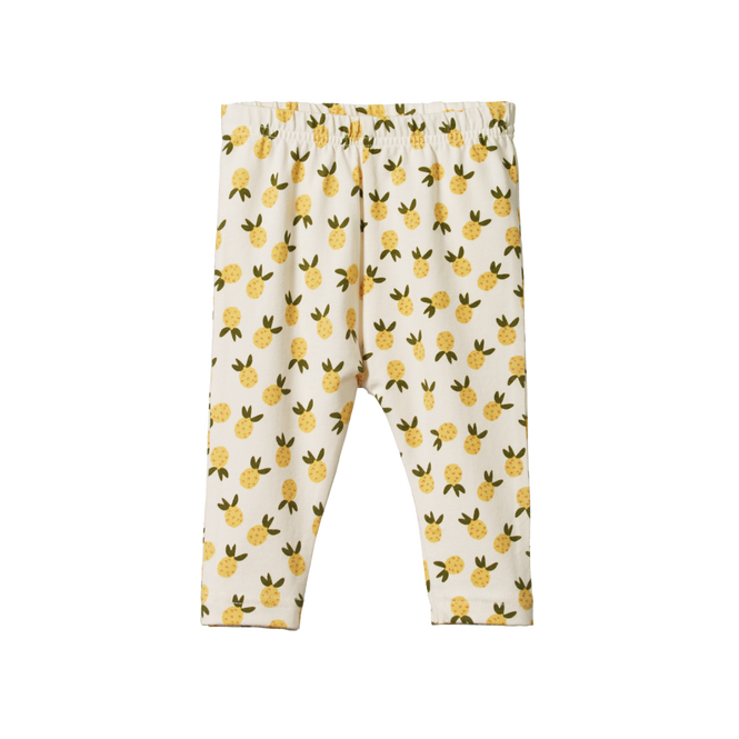 Nature Baby leggings petite pineapple in yellow