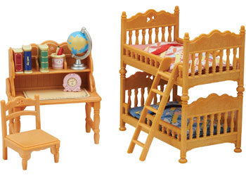 Sylvanian Families childrens bedroom furniture set