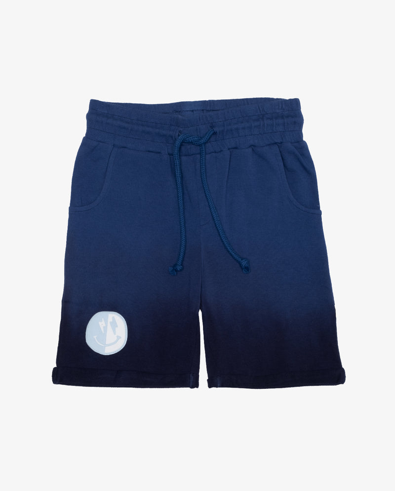 Band of Boys Happy Shorts Dip Dye Ink Blue in Blue