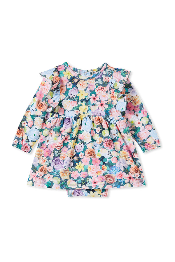 Milky Clothing Rose Garden Baby Dress in floral