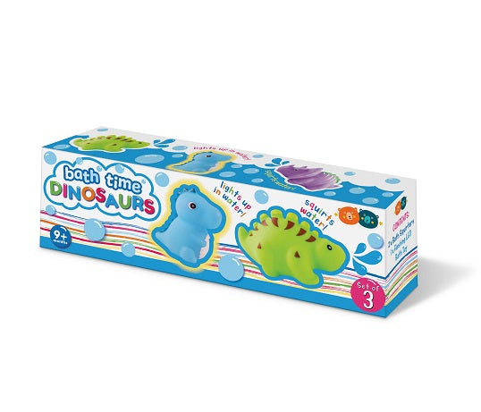 Bath time dinosaur squirter & lights up
