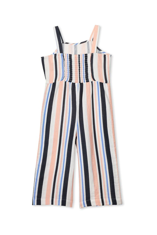 Milky Clothing Stripe Playsuit in multi colour stripe