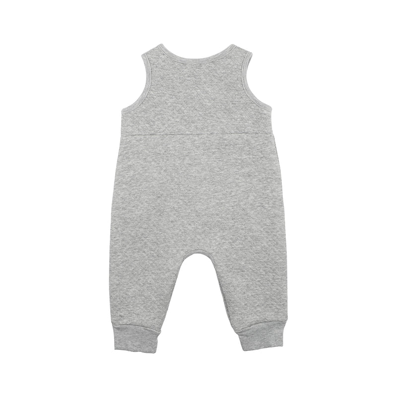 Bebe llama quilted Overall grey marle in grey