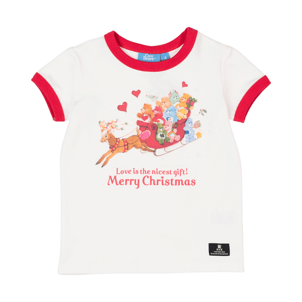 Rock your baby Beary Christmas t-shirt in cream