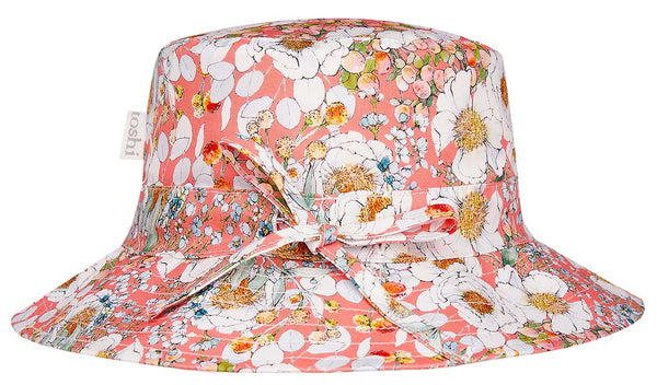 Toshi sunhat Claire Tea Rose in pink