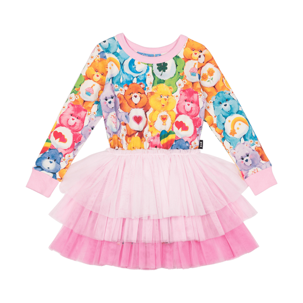 Rock your baby Care Bears love one another L/S circus dress