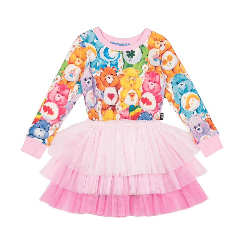 Rock your baby Care Bears love one another L/S circus dress