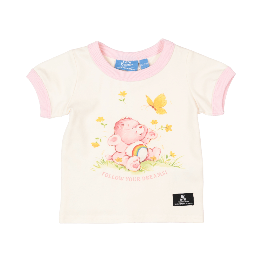 Rock Your Baby Care Bears Follow Your Dreams Baby T-Shirt