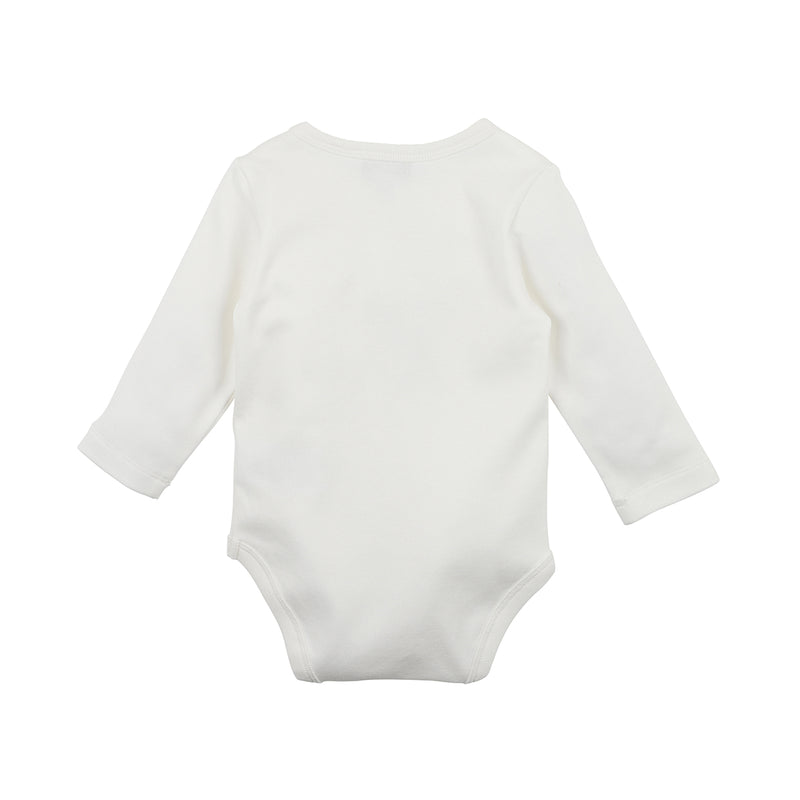 Bebe Llama face Bodysuit in ivory