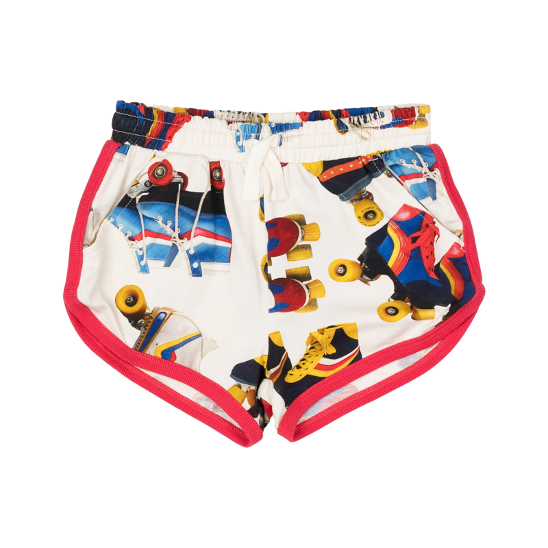 Rock your baby retro skates Farrah shorts in multi colour