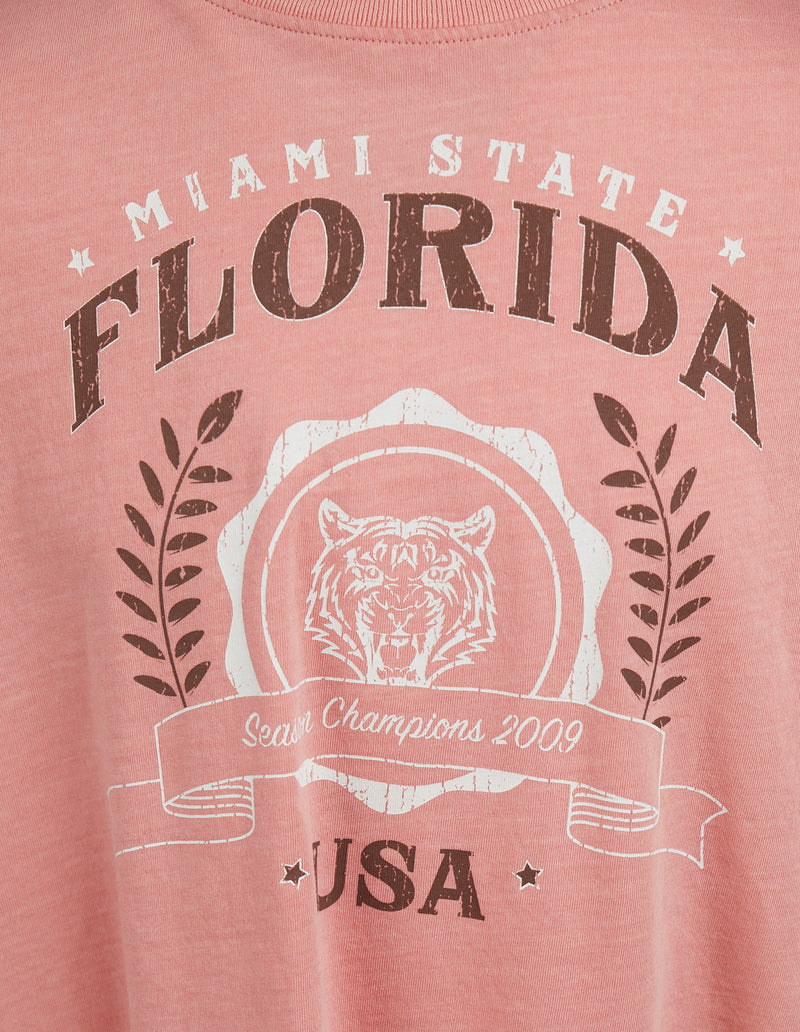 Eve Girl Florida  t-shirt in pink