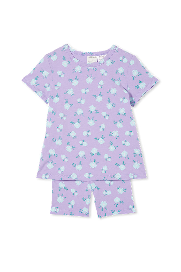 Milky Daisy pj’s lavender in purple