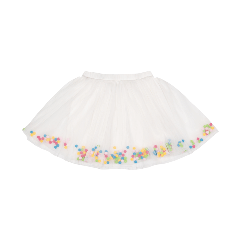 Rock your baby Parade Skirt with Pom Poms in cream
