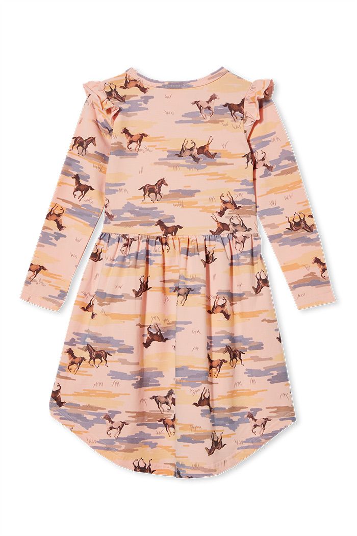 Milky Horses Dress Rose Blossom in pink