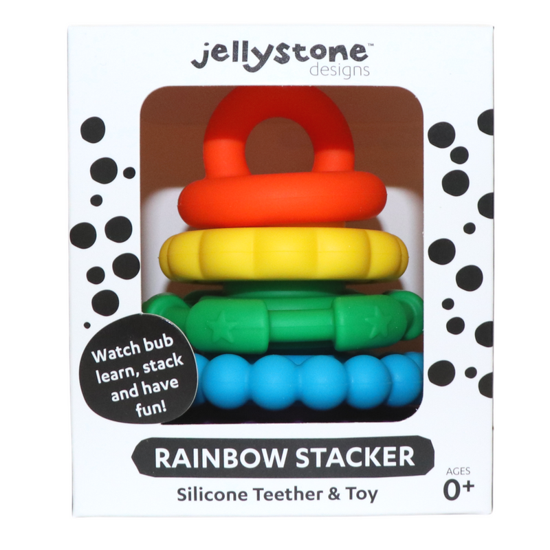 Jellystone Rainbow Stacker and Teether Toy - Brights