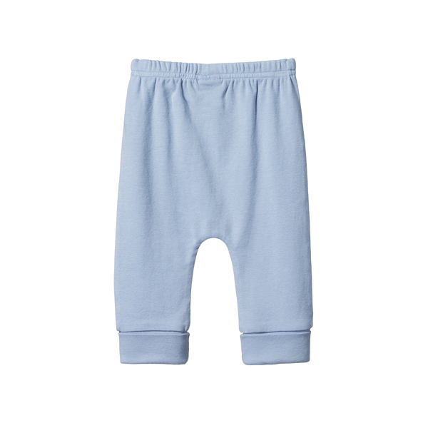 Nature Baby drawstring pants dusky in blue