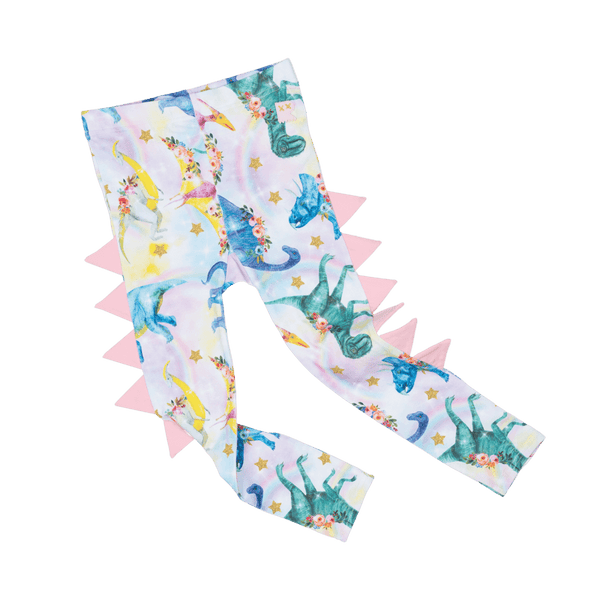 Rock Your Baby Dinosaur Parade Tights in Multi