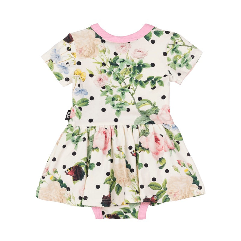 Rock Your Baby augusta baby waisted dress in a pink floral