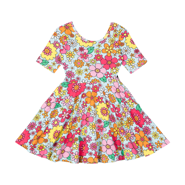 Rock your baby notebook mabel waisted dress in floral