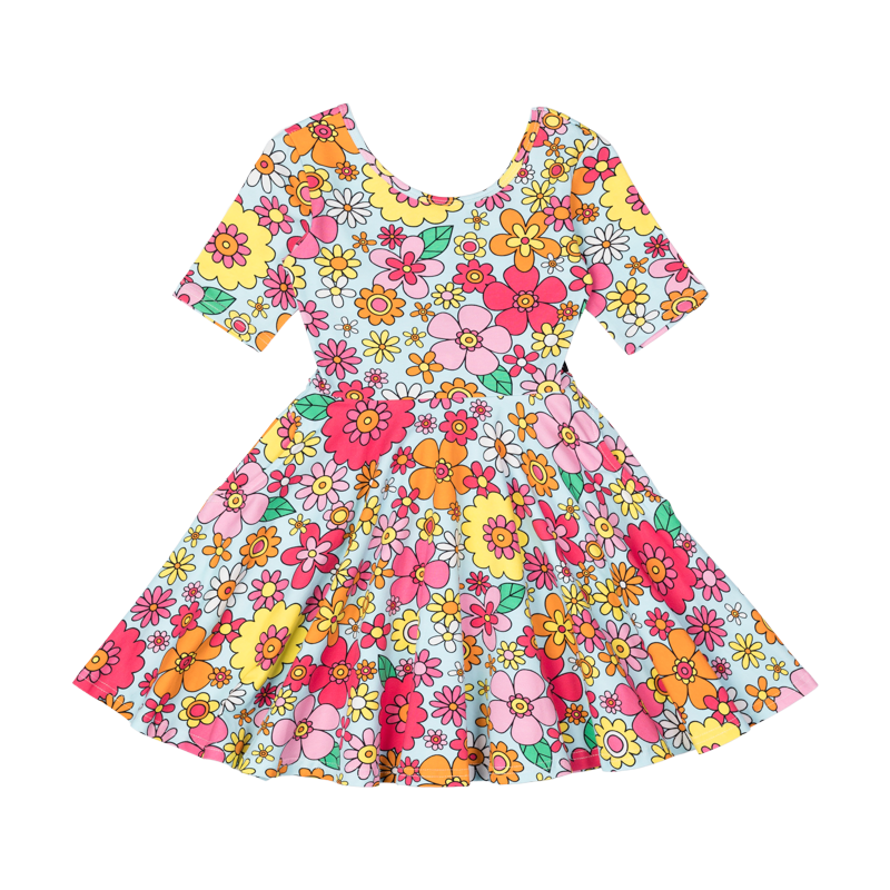Rock your baby notebook mabel waisted dress in floral